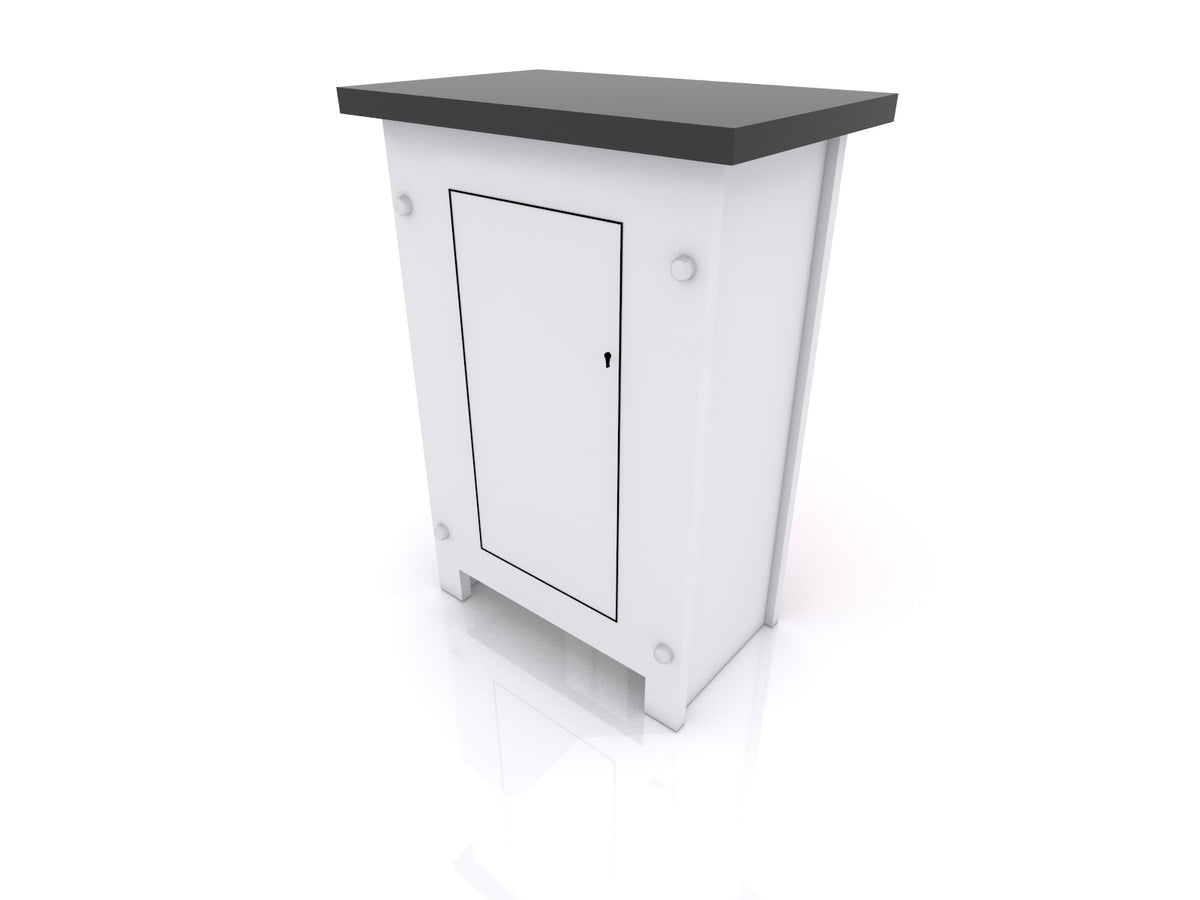 SYM-407 Portable Counter w/ Storage