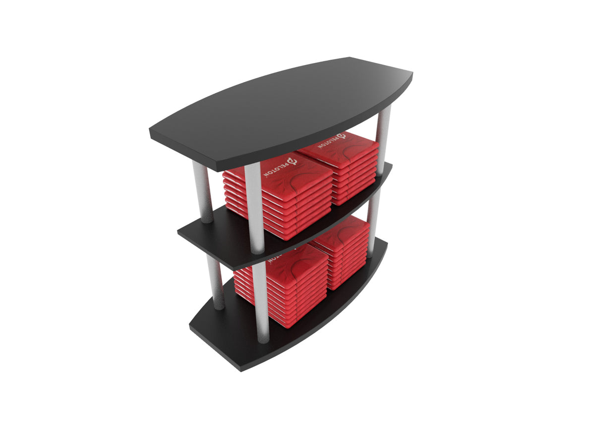 SYM-411 Portable Counter w/ Shelves