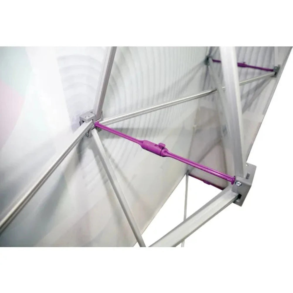 HOPUP 30FT STRAIGHT FULL HEIGHT TENSION FABRIC DISPLAY