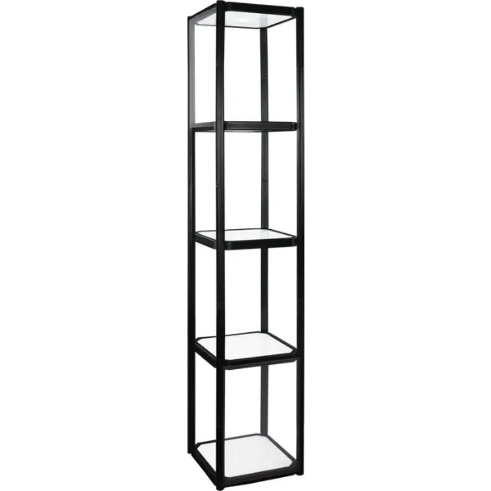 TWIST PORTABLE DISPLAY CABINET WITH 4 SHELVES